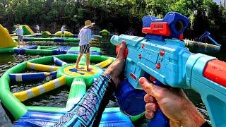 NERF OPS SUPER SOAKER CAMPAIGN | First Person Shooter!