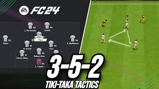 Overpowered Tiki Taka TACTICS! Best 352 Custom Tactics EA FC 24