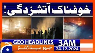 Sad Incident | Latest News | Geo News 3 AM Headlines (24 Dec 2024)