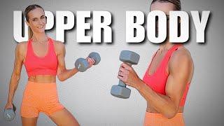 20 MIN ARM WORKOUT WITH DUMBBELLS AT HOME | Lose Fat & Tone Up