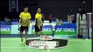 QF - MD - Kien Keat Koo/Boon Heong Tan vs Cho Gun Woo/Kwon Yi Goo - 2011 Yonex Sunrise India Open