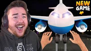 PLAYING THE AIRPLANE HORROR GAME... (its really funny)