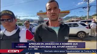 Apresan en Jarabacoa a hombre que robó en oficinas del ayuntamiento