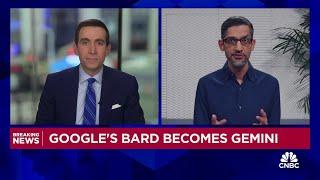 Alphabet CEO Sundar Pichai: Gemini allows us to push the boundaries of where we need to go