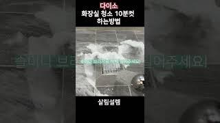 다이소 화장실 청소 10분안에 끝내는 방법 #shorts