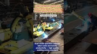 xiaomengkorea mobile welding robot Dual mode operation