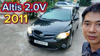 Toyota Corolla Altis 2.0V 2011 màu đen | Bền lành ổn định dành cho các chú trung tuổi