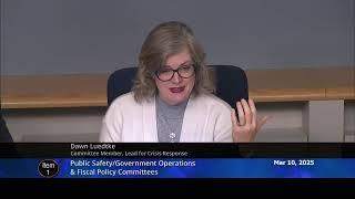 Mar. 10, 2025 - PS/GO Joint Committee Worksession