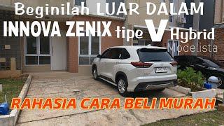 TOYOTA INNOVA ZENIX V HYBRID WARNA PUTIH HARGA DI JUAL MURAH CUMA 500 jt Kredit DP 70 jt