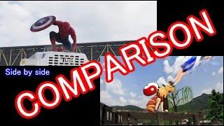 Touhou MMD - Civil war trailer2 comparison