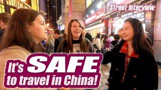 Street interview in Chongqing: Is it safe to travel in China? 重庆街采：中国旅游是否安全？