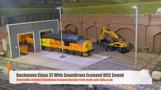 Bachmann Class 37 With Soundtraxx Econami Budget DCC Sound Decoder