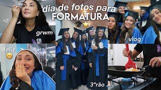 vlog: dia de fotos para formatura do terceirão + ensaio 