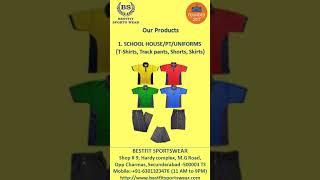 Sportswear, Sports uniforms manufacturer| Bestfit Sportswear |Hyderabad| Sports TShirts | Tracksuits