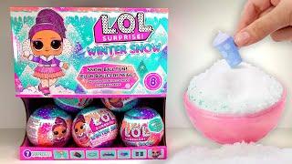 NEW! LOL Surprise WINTER SNOW - FULL CASE unboxing