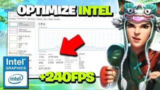 Optimizing a Budget Intel PC Until Get 240FPS - Intel Optimization Guide!