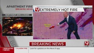 Team Coverage: David Payne Shows The NW OKC Fire From Space