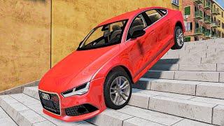 Cars vs Stairs - BeamNG.drive