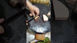 Thái chả mỡ như này, trẻ con thích ăn hơn #phaduco #streetfood #vietnamesetaste #hanoifood #giò