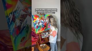 Custom abstract painting! #art #artist #painter #painting #custom #artwork #abstract #abstractart