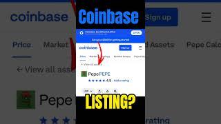 what COINBASE Listing #pepe really?