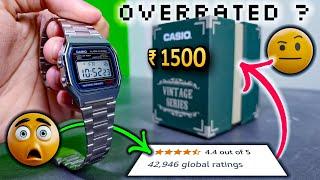 BEST WATCH IN WORLD ? under ₹1500!CASIO Vintage A158 Unboxing & Review