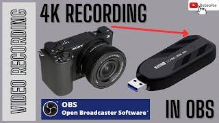 4k Recording in OBS - How to...