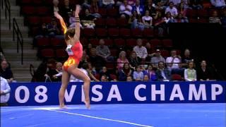 Shawn Johnson - Floor Exercise - 2008 Visa Championships - Day 1