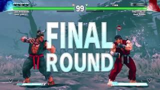 STREET FIGHTER V TAZ119112   (Ryu) vs pocketsandx (Akuma)