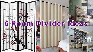 6 Room Divider Ideas|Room divider curtain|Divider design|Amazon Room Dividers