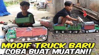 MODIFIKASI TRUK PLASTIK!! DIMAS BELI TRUK PLASTIK LANGSUNG DI MODIFIKASI JADI GANDENG 3