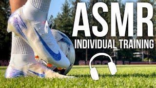 ASMR Individual Training Session for Soccer / Football in Nike Mercurial Superfly 10