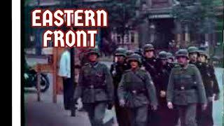 WW2 Eastern Front Nazi Germnay Advance in Soviet Russia Ukraine | Color Footage