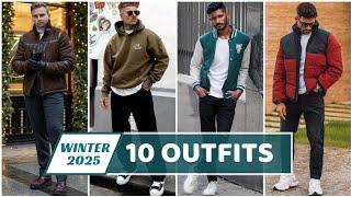 10 Latest Winter Outfit Ideas for Men 2025 | Men's Fashion