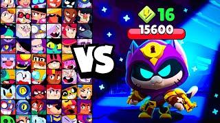 LOCKPICKIT vs ALL BRAWLERS! With 16 POWER-UPs! | Brawl Stars