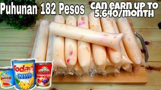 HOW TO MAKE SUPER SOFT & CREAMY FRUIT SALAD ICE CANDY|ICE CANDY RECIPE PANGNEGOSYO