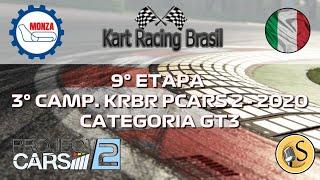 KART RACING BRASIL / 9° ETAPA (MONZA - ITÁLIA) - 3°CAMP. KRBR - PCARS 2 - 2020 / CAT. GT3 / PS4