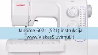 Janome 6021 (721) instrukcija. Janome 6021 Sewing Machine Review.