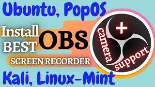 Install OBS Studio on Ubuntu | Install OBS Studio in Kali Linux | Free Screen Recorder for Ubuntu