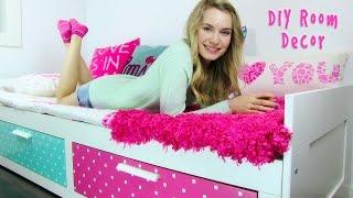 DIY Room Decor! 10 DIY Room Decorating Ideas for Teenagers (DIY Wall Decor, Pillows, etc.)