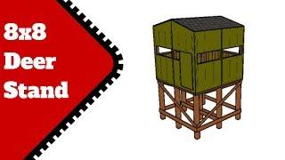 8x8 Deer Stand Plans