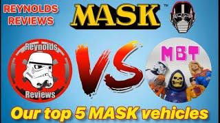 Top 5 Kenner MASK vehicles, Reynolds Reviews VS @MonkeyboysToys