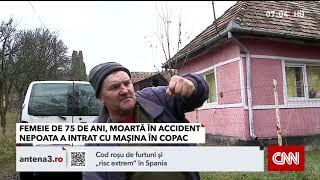 O bătrână a murit într-un accident produs de nepoata care se oferise să o ducă la medic