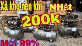  thanh lý lô máy nén khí yamasu Nhật 2.0hp lên hơi nhanh nhất Việt Nam êm ái .