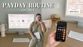 PAYDAY ROUTINE | budget breakdown, account setup, transfers  + how I budget weekly 