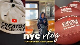 new york vlog (nyc subway, bryant park, korean bbq, YouTube events Superbowl, Nickel Boys movie)