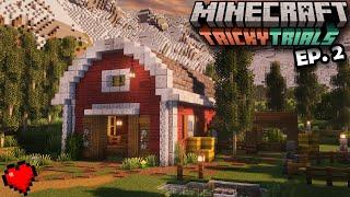 I Built The PERFECT Barn In Minecraft! Let's Play Minecraft 1.21 - #2