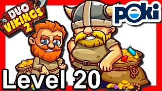 Duo Vikings 2 Level 20 [GAMEPLAY] poki.com