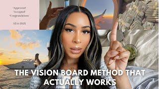 how to make VISION BOARD that ACTUALLY WORKS (mine always come true) step-by-step guide + tips 