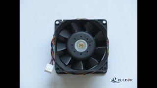 2B08038B12S 12V 3.84A 4wires FAN